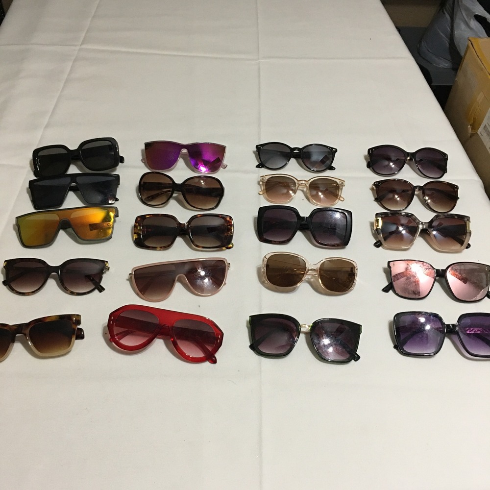 Lot of 20 Sunglasses Unisex Fashion Oversized Cat Eye Square Tommy Hilfiger
